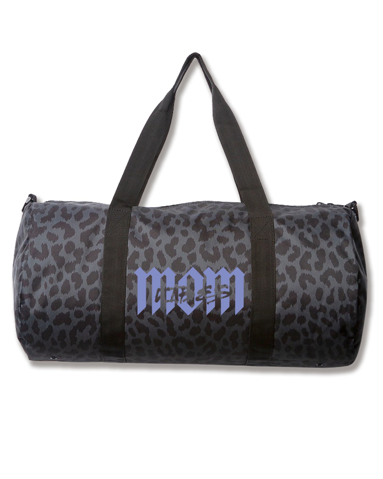 MomVibes All-Purpose Duffel (Black Cheetah)