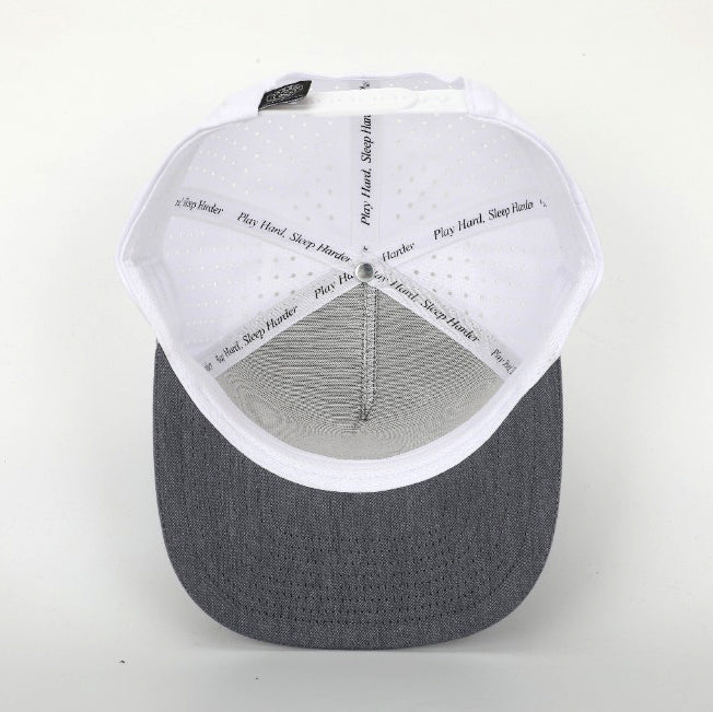 Premium Active KidVibes Hat (Heather Grey/White)