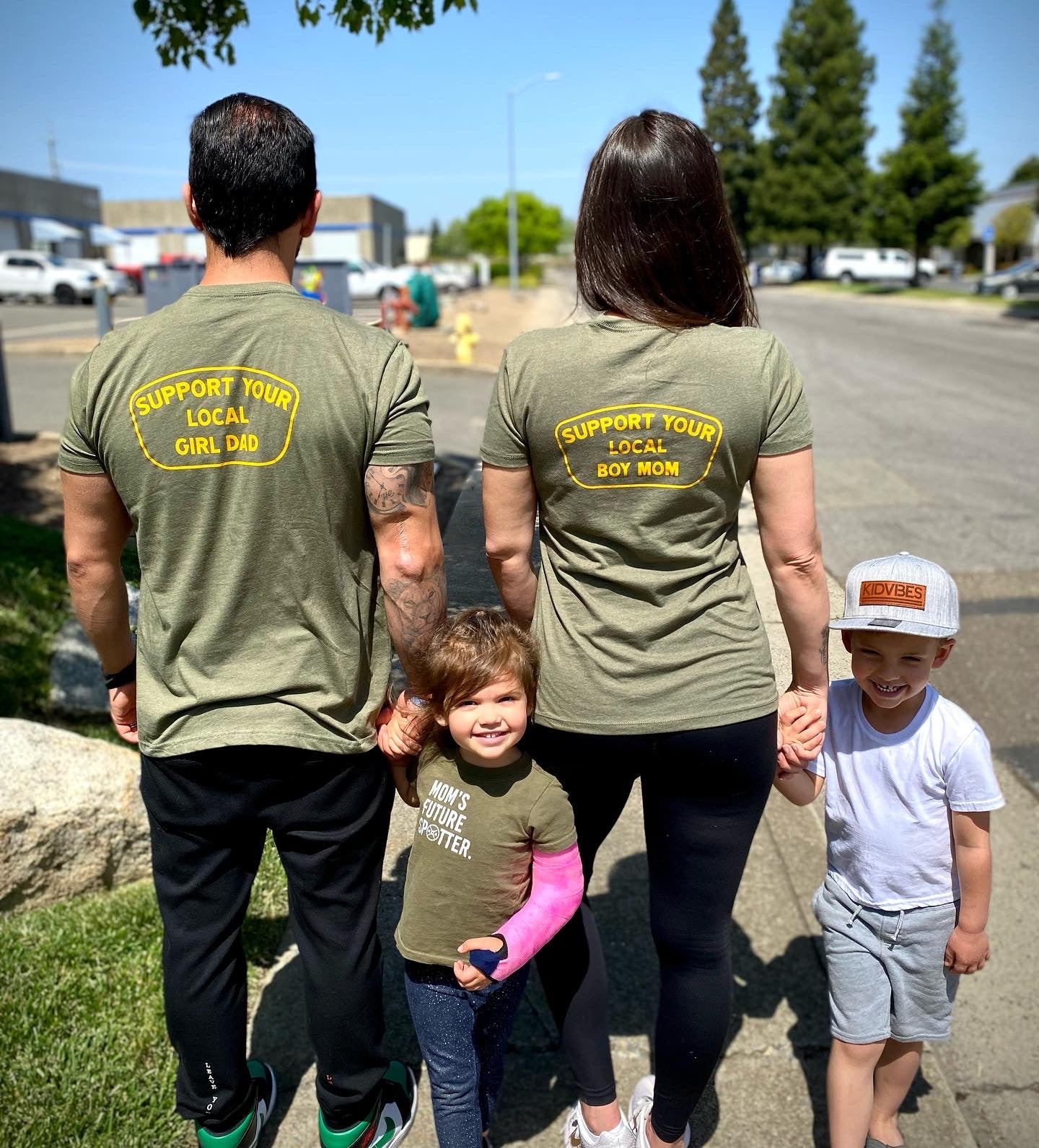Support Your Local Girl Dad Shirt