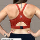 Ultra Comfort Active Nursing Bra - FIXED PADS (Burnt Orange)