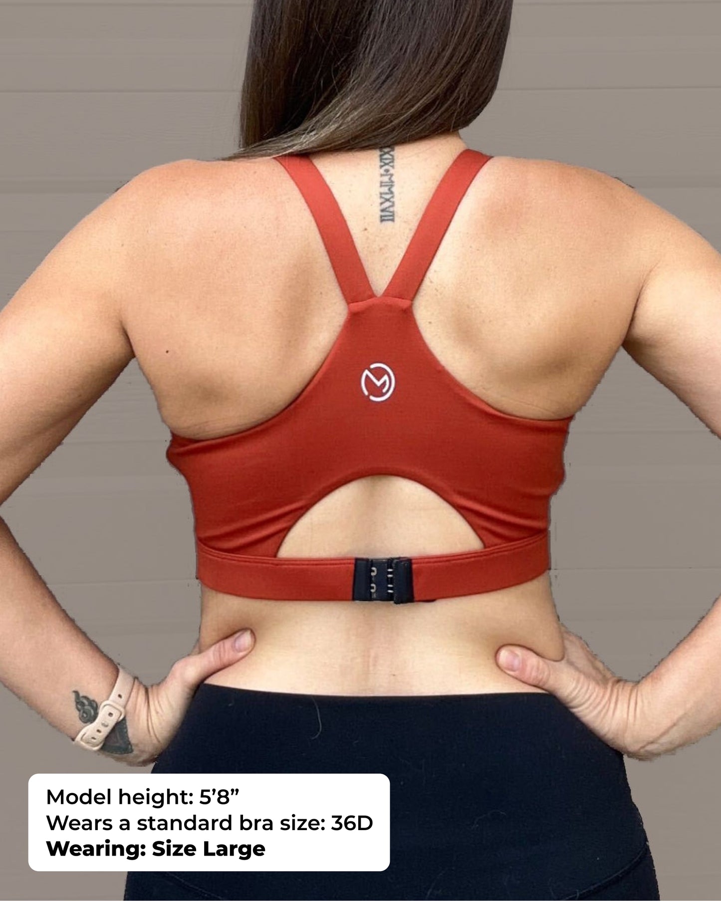 Ultra Comfort Active Nursing Bra - FIXED PADS (Burnt Orange)