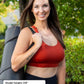 Ultra Comfort Active Nursing Bra - FIXED PADS (Burnt Orange)