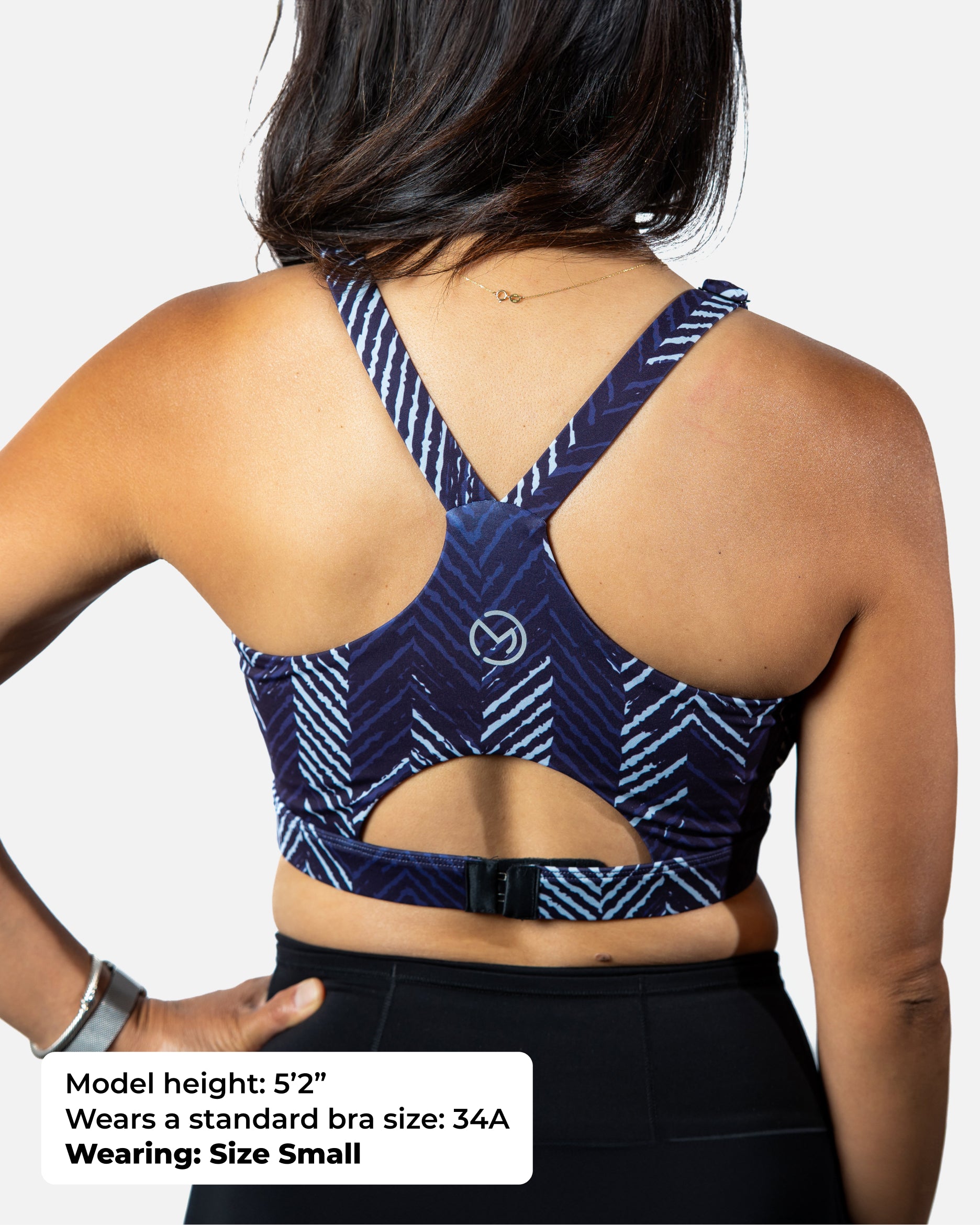 Ultra Comfort Active Nursing Bra (Midnight Chevron)