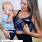 Ultra Comfort Active Nursing Bra (Midnight Chevron)