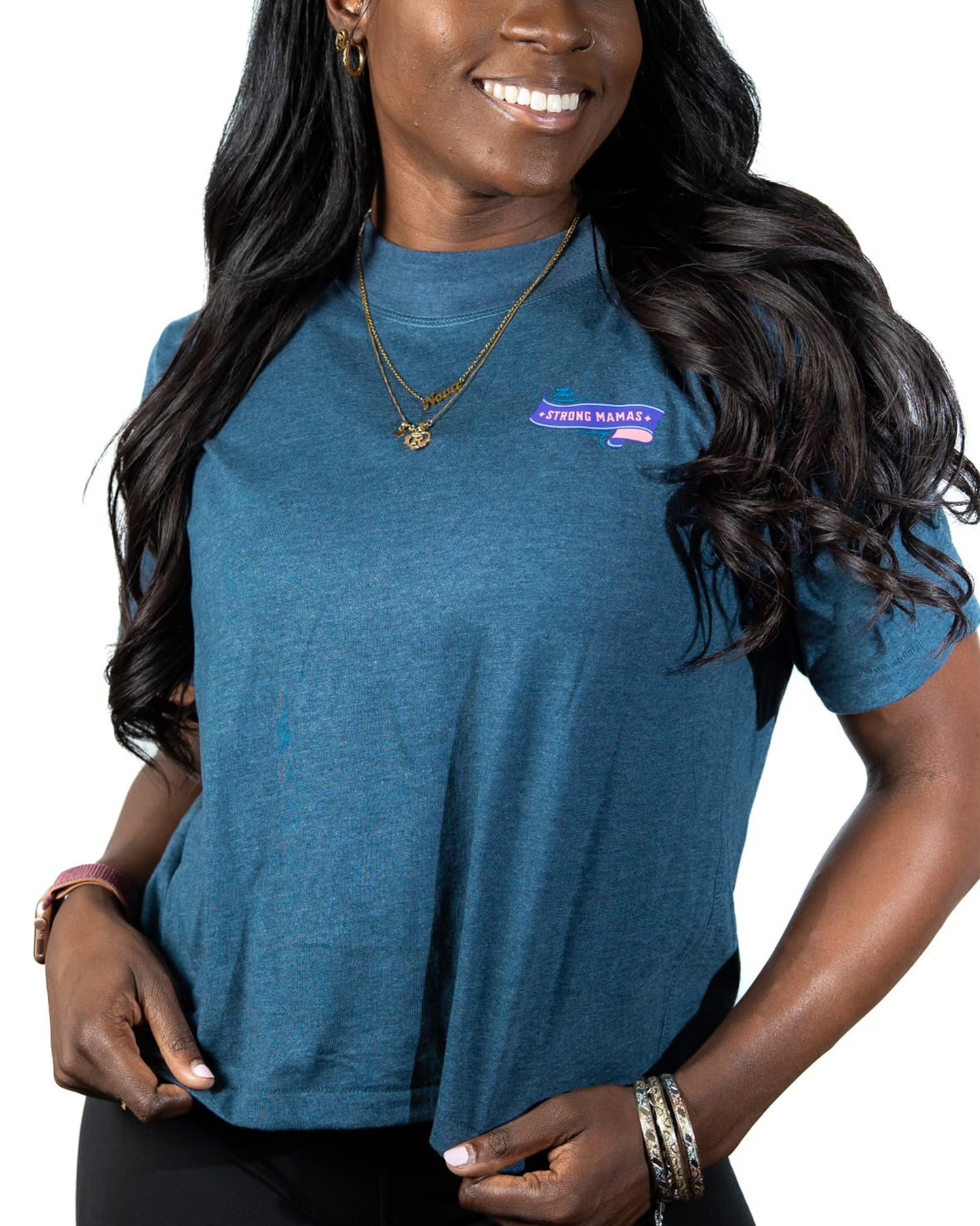 Strong Mama Crop Shirt