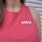 Mama Racerback Crop Tank Top