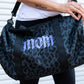 MomVibes All-Purpose Duffel (Black Cheetah)