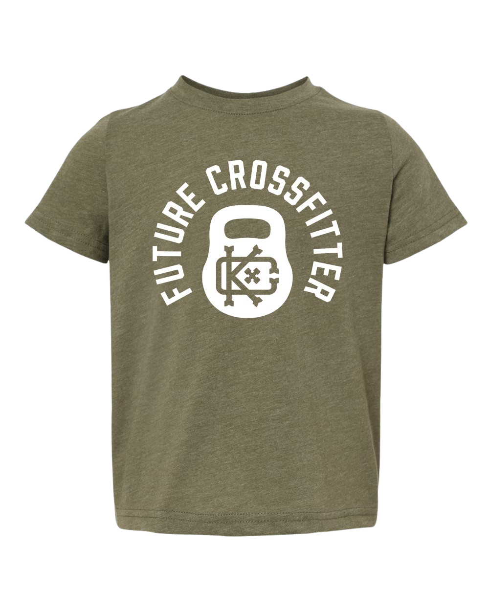 ug Customs Future Crossfitter Kids Shirt 2T Military Green