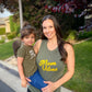 MomVibes Military Green Tank