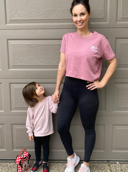 MomVibes Ultra Soft Crop