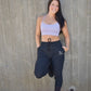 Dynamic Bra & Black Jogger Set